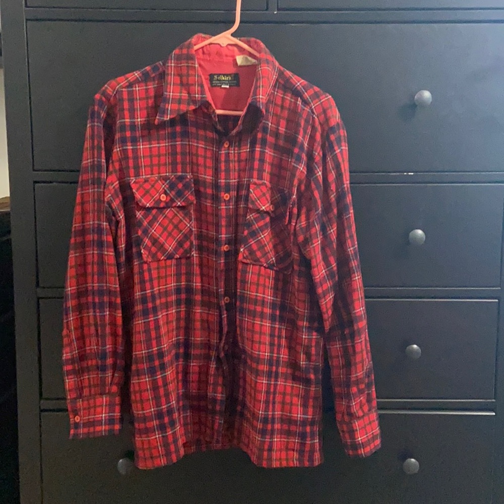Vintage Selkirk Flannel size Medium